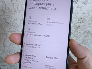 Xiaomi Redmi Note 9 Pro 64/6+1 GB. Stare bună! foto 3