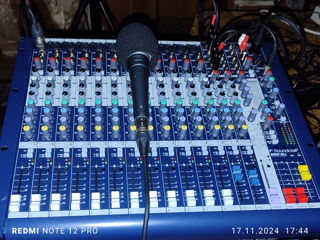 Soundcraft MFXi 12. Mixer cu Lexicon ca la Dynakord 24-bit