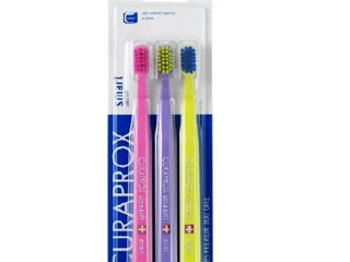 Set de 3 perii de dinți CURAPROX CS SMART pentru copii 5+ ani