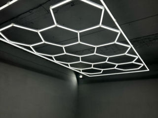 Hexagon led lights // лампа для detailing four lumens