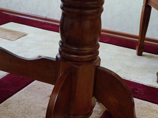 Деревянный стол с 6 роскошными стульями / Masă din lemn cu 6 scaune de lux foto 7