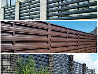 Plasă metalică cu frunze artificiale.Garduri.Automatizare porți.. foto 15