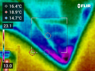 Scanare termică (termografie)a clădirilor si zonelor cu pierderi de căldură, infiltrații de aer rece foto 5