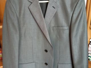 Costum gri elegant mărimea 58 (bărbat 90-100kg) - ieftin! foto 1