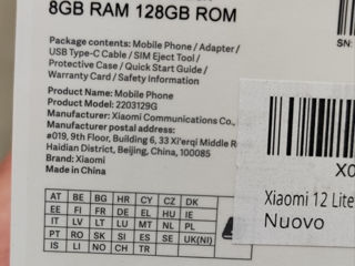 Xiaomi 12 Lite 5G 8/128GB. Новый запечатанный foto 4