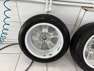 Диски Mercedes 5x112, 7J R17 ET48,5 + Зимние шины 225/50R17 GoodYear Ultragrip Ice 2 foto 7