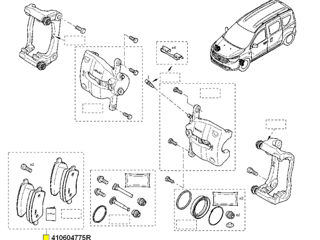 Set Placute Frana Fata Dokker/megane Iv/clio Iv/duster - 410604775r foto 3