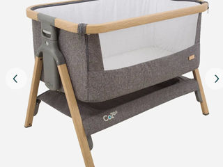 Co Sleeper Tutti Bambini CoZee Bedside Crib, Oak & Charcoal foto 4