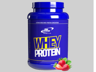 Whey Protein, 2000 g, Căpșună