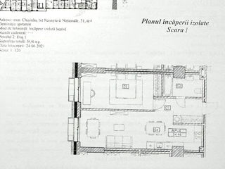 Apartament cu 1 cameră, 54 m², Râșcani, Chișinău foto 2