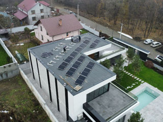 Set stație solară la cheie On-Grid Комплект солнечной станции под ключ 5; 6; 8; 10; 15 kw foto 11