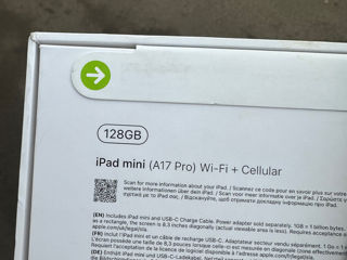 Ipad mini 7 128gb + cellular sigilat foto 3