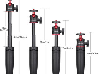 Мини трипод / селфи стик / Ulanzi MT-08 Extendable Mini Tripod & Handle foto 2