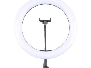 Кольцевая лампа LED 40 см на штативе 210 см /Lampa  inelara 40 cm +stativ 210 cm, кольцевая лампа 40 foto 3