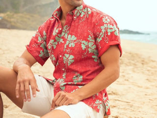 Новая рубашка с гавайской росписью Reyn Spooner