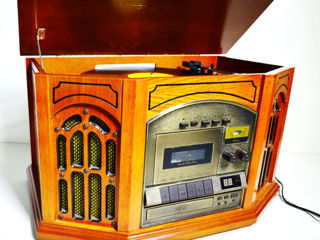 Daklin Museum Series Wooden Turntable Cd Tape Hi Fi Centre foto 15