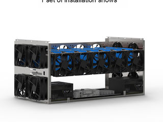 Id-213: Mining rig 10 gpu - case video cards - майнинг - риг - ферма - для видеокарт в сборе foto 2