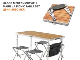 Наборы кемпинговой мебели (столы и стулья) от брендов Outwell, Pinguin, EasyCamp foto 2