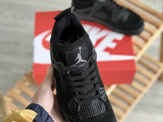 Nike Air Jordan 4 Retro Full Black Unisex foto 5