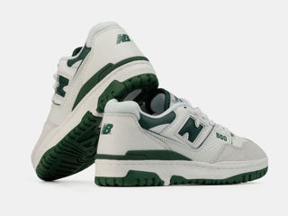 New Balance 550 White/Green Unisex foto 8