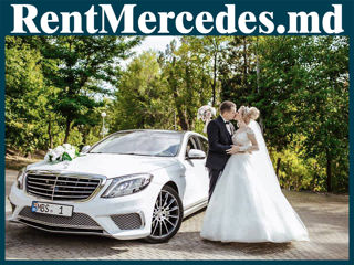 Arenda/аренда Mercedes S Class W222 AMG S65 Long alb/белый foto 20