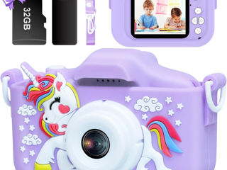 Camera pentru copii Kids Camera Unicorn&Crocodile foto 1