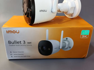 imou  Bullet 3 5MP by Dahua Full Color IP camera afară WIFI6 alarma