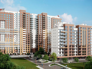 2-х комнатная квартира, 73 м², Рышкановка, Кишинёв