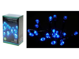 Luminite De Craciun "Fir" 80Led Albastru, 6M, In/Out