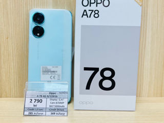 OPPO A78 4G 8/128GB, 2790 lei