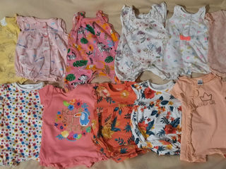 Rompere, rochite si salopete de vara, frumoase, pentru fetite mici de 0-6 luni