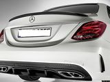 Mercedes C class 205 poler spoiler спойлер сполер задний foto 1