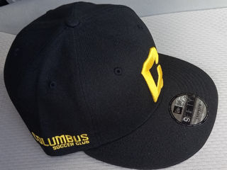 Men's Columbus Crew New Era Black Icon 9FIFTY Snapback Adjustable Hat foto 7