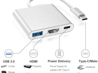 USB C to HDMI Adapter 4K foto 2