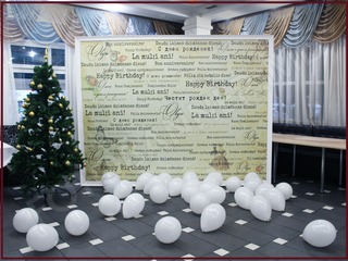 Fotopanou, fotostand, banner cu decor din baloane pentru nunta, cumetrie, zi de nastere, botez foto 7