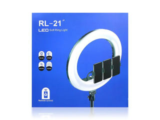 Лампа RL-21 оригинал 55см+штатив 2м / Lampa inelara originala putere 65 W