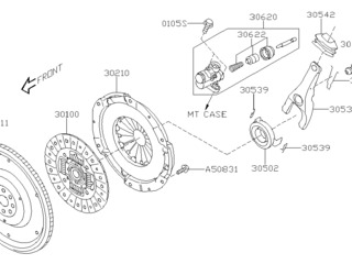 Вилка сцепления Subaru Forester,Impreza,Legacy,outback foto 3