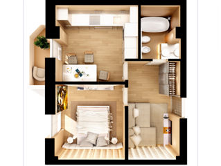 2-комн. кв., 55 м², 3/10 эт.