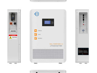 Off-grid all in one acumulator 5kW și 10kW cu invertor inclus, de perete foto 10