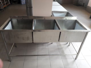 Utilaj din inox alimentar mese, spalatorii,rafturi, polite ,hote, foto 5