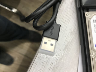 Carcasa hard disk extern Ugreen, USB 3.0, Compatibil cu SSD/HDD, 2,5", Negru (fara disc) foto 7