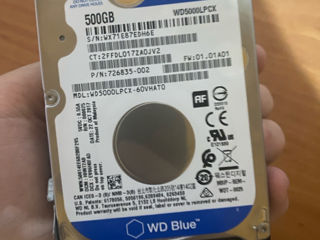 Vand HDD (Hard Disk) 500GB WD5000LPCX