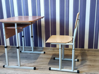 Set mobilier scolar individual (scaun + banca) - Парта и стул