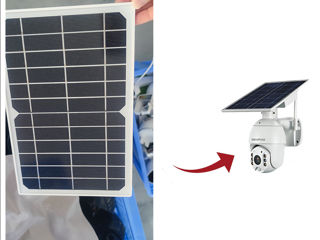 Panou solar p/u camera солнечная панель для камеры c 6 аккумулят foto 6