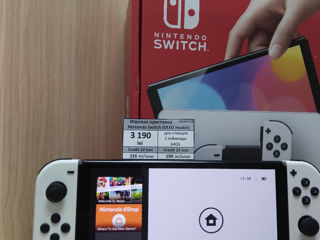 Игровая приставка  Nintendo Switch OLED model 3190lei (имеет гарантию!)