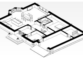 Casă de locuit individuală cu 2 niveluri P+M/ reconstrucții / renovări / arhitect / 3D foto 8