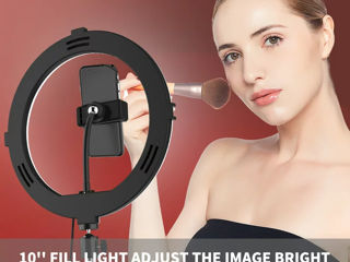 Подставка для веб-камеры SIGSIT с кольцевой подсветкой и зажимом для телефона foto 7