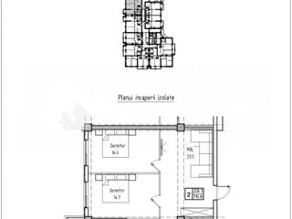 Apartament cu 2 camere, 76 m², Poșta Veche, Chișinău foto 2