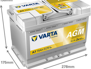 Acumulatoare varta 60ah, 70ah, 80ah, 95ah, 100ah - Start-Stop, AGM, EFB foto 9
