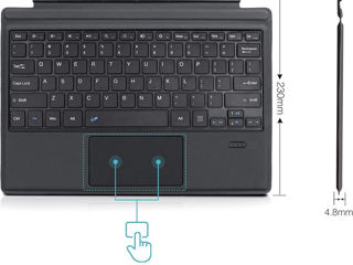 Bluetooth keyboard pentru tableta Microsoft Surface foto 4